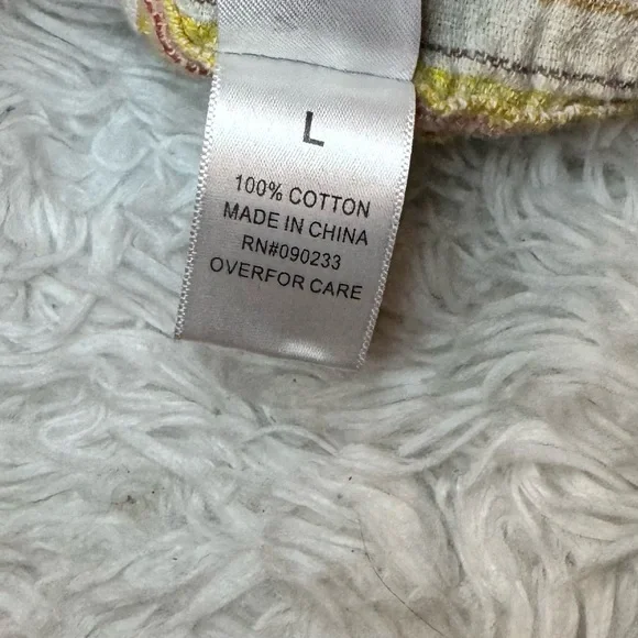 PacSun Button Down Resort Shirt Men’s Multicolored Striped Short Sleeve Size L - Picture 6 of 9